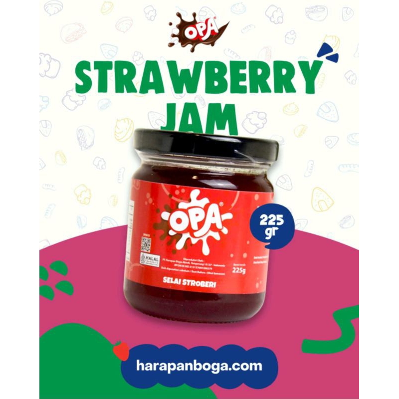 

OPA STRAWBERRY JAM 225GR