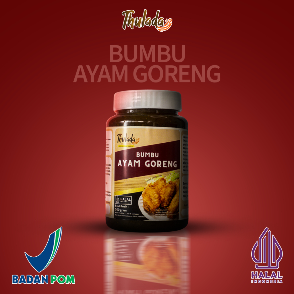 

Thulada Bumbu Ayam Goreng - Bumbu Rempah Asli Nusantara Tanpa Pengawet & MSG