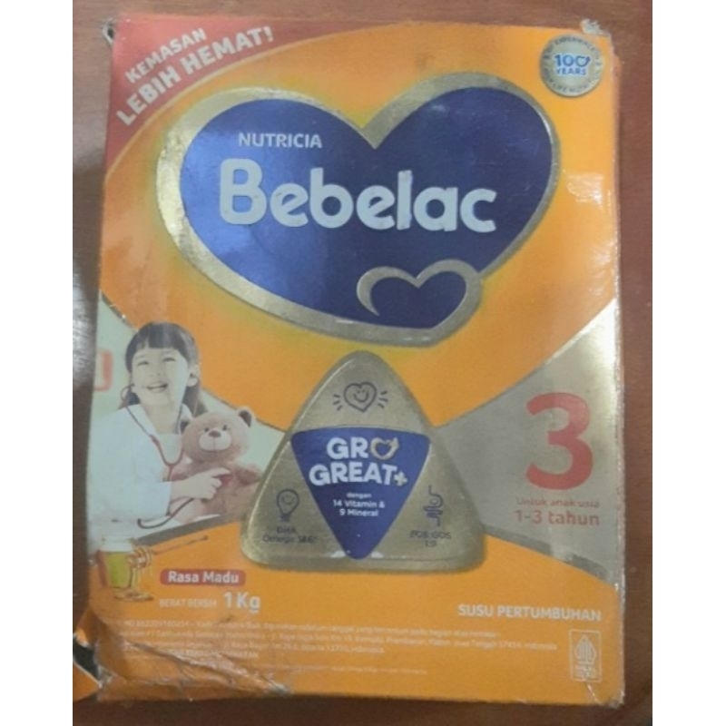 

PROMO TERMURAH..!! BEBELAC 3 MADU 1KG (RIJEK BOX)