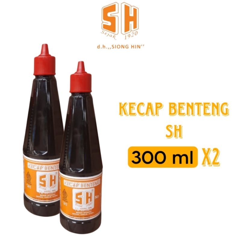 

Kecap Benteng SH Manis Sedang 300 ml x2