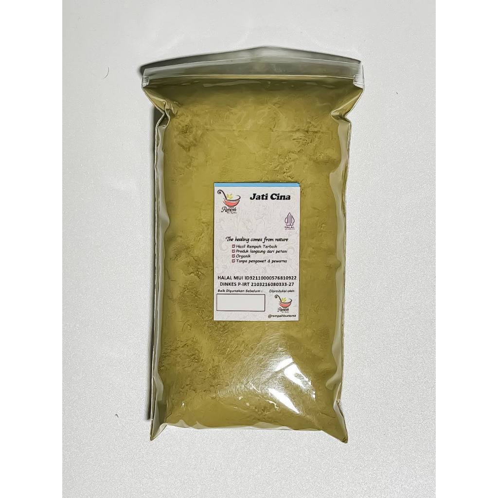 

Daun Jati Cina Bubuk 500 Gram Premium Rempah Bu Risma