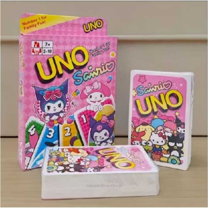 

Kartu UNO SANRIO/ Kartu UNO KARAKTER LUCU/ Game Keluarga/Fun Game Familly/Card Game Familly