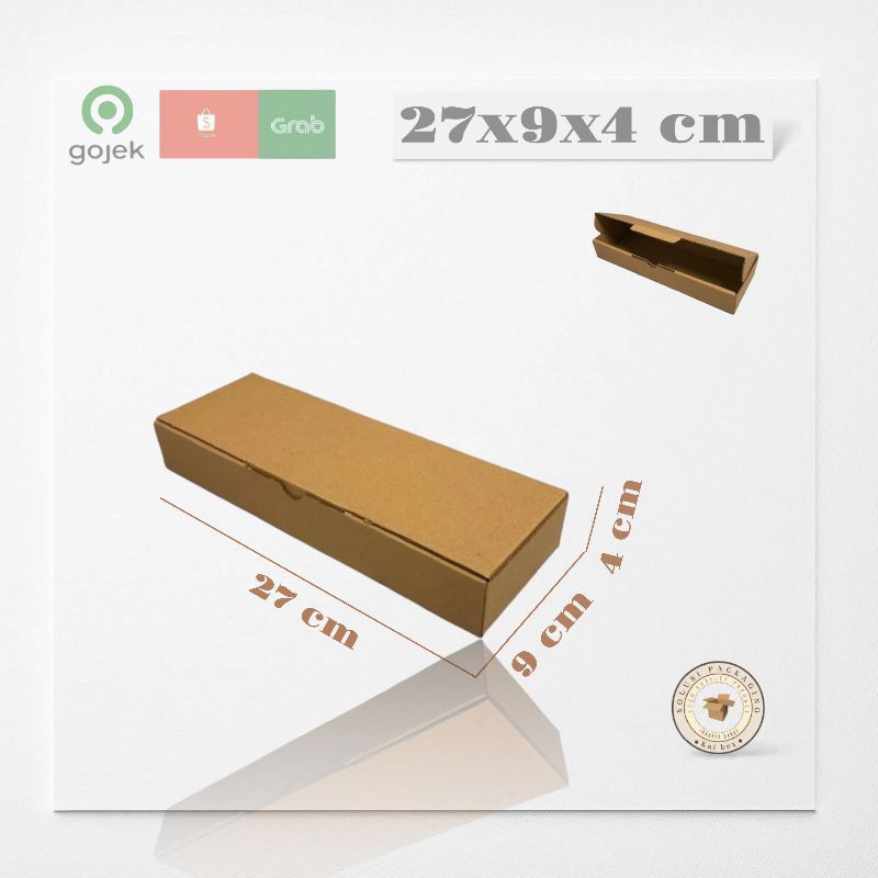 

kardus ukuran 27x9x4 cm die cut model pizza