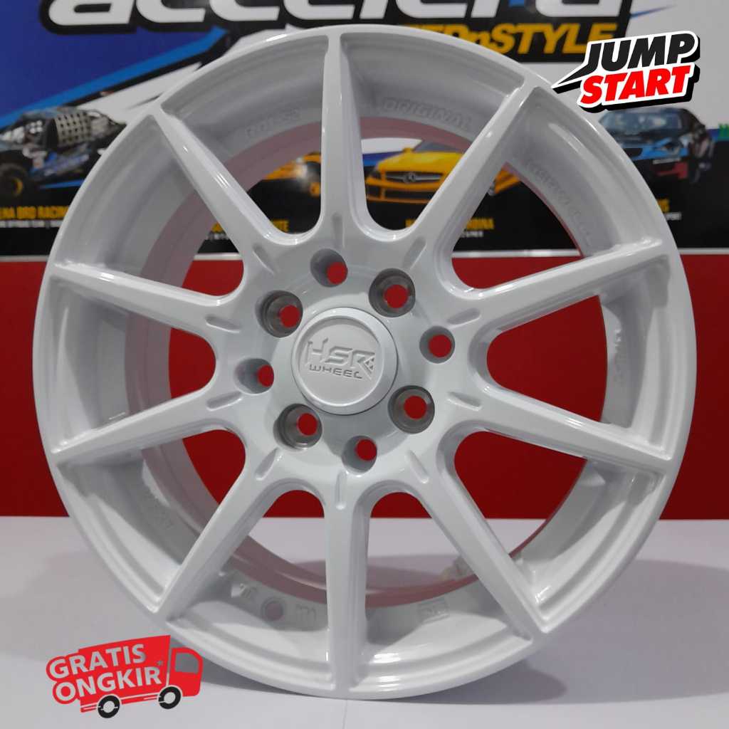 Velg Resing Hsr Ori Ring 14 Sigra Calya Ayla Agya Avanza Xenia Hsr Wheel Rai s2 White