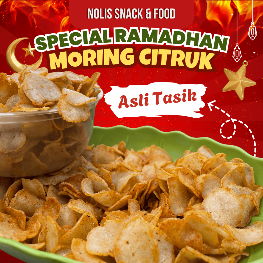 

Citruk Moring Molring Kriuk Cikruh Viral Khas Tasikmalaya Cimol Kering Gurih Pedas Nolis Snack