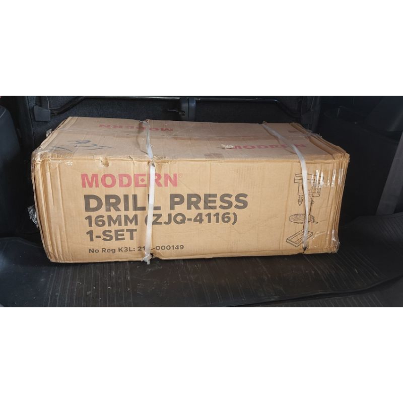 Mesin Bor Duduk 16 mm MODERN ZJQ4116 / Mesin Bor Duduk Listrik Kayu Besi 16 mm MODERN ZJQ4116