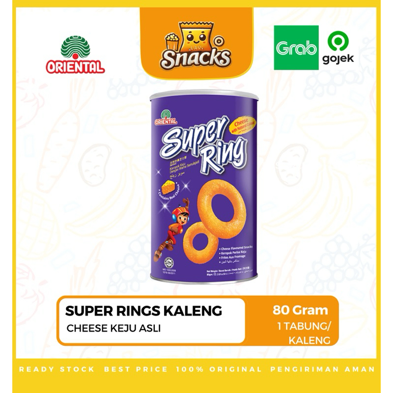 

Lav.snacks Super rings Cheese balls oriental 80 Gram Oriental super rings 80 Gr