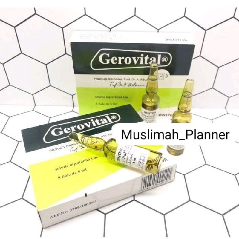 Gerovital H3/ Ampul Coklat | Gerovital Per Box