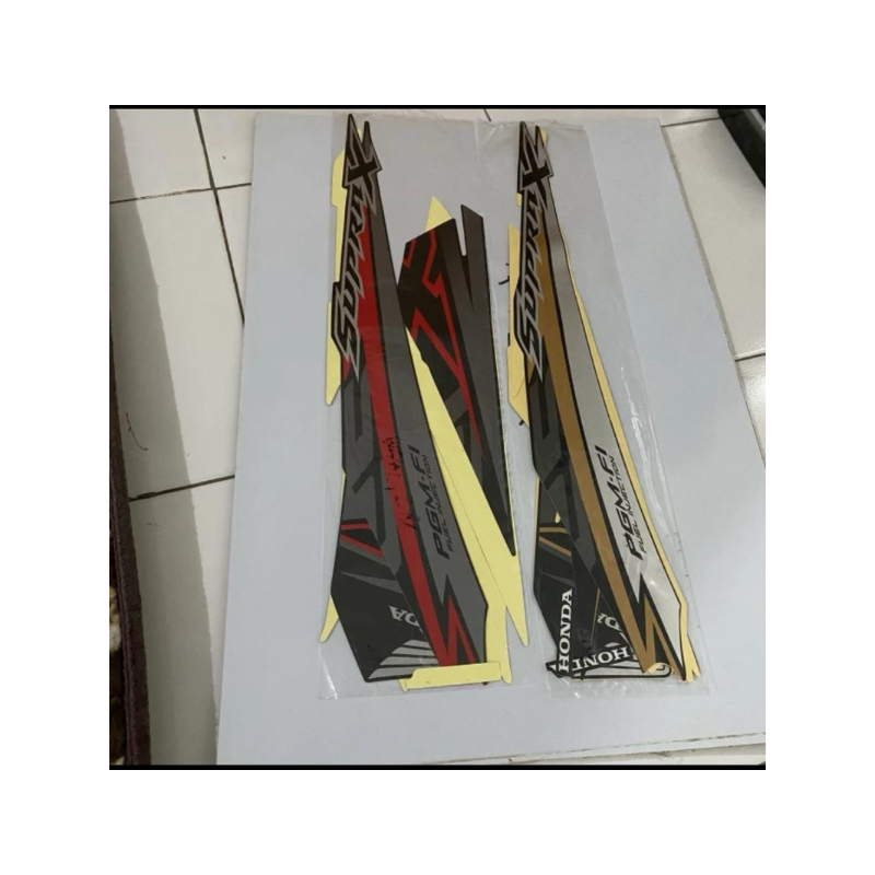 Stiker Striping Supra X 125 Fi 2018 Berkualitas