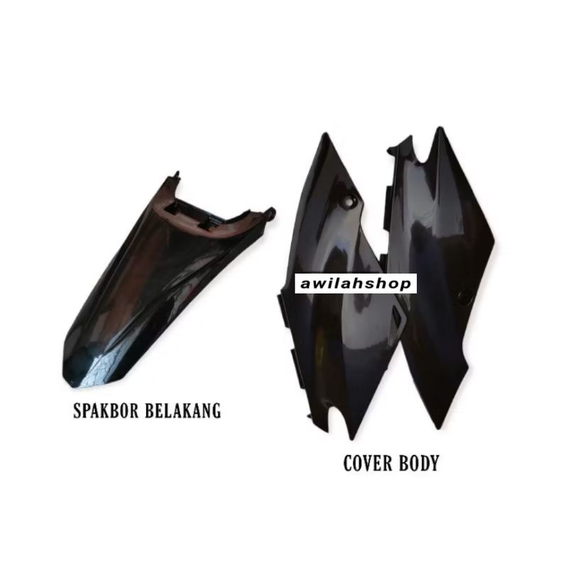 Cover Body Set Klx bf dtracker new Sayap jok Cover body Plus Spakbor Belakang Klx 150 bf Dtracker Ne