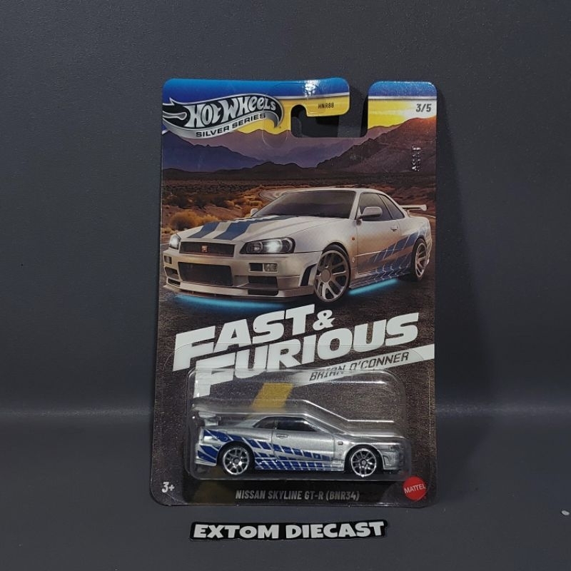 Hotwheels Nissan Skyline R34 Brian O'Conner