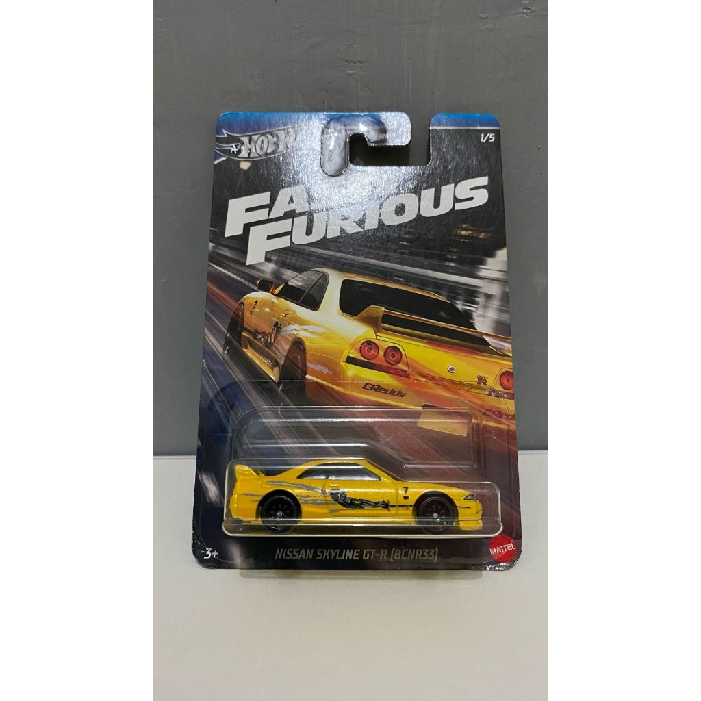 Hot Wheels Fast and Furious Nissan Skyline GT-R (BCNR33)