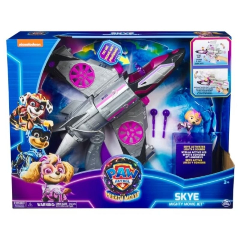 PAW PATROL THE MIGHTY MOVIE SKYE MIGHTY MOVIE JET MAINAN ANAK PAW PATROL ORIGINAL