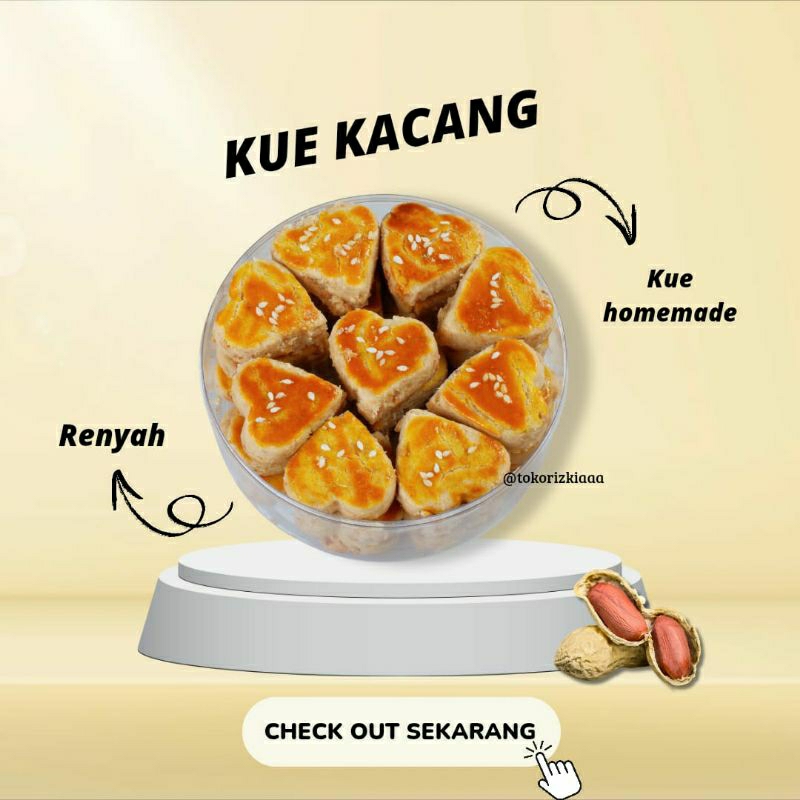 

Tester kue nastar kastangel putri salju kue kacang sagu keju 250gr