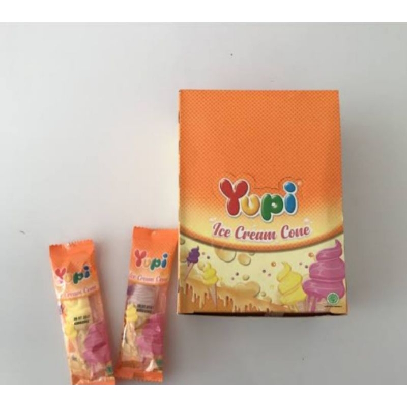 

YUPI ICE CREAM CONE 1 BOX ISI 24 PCS