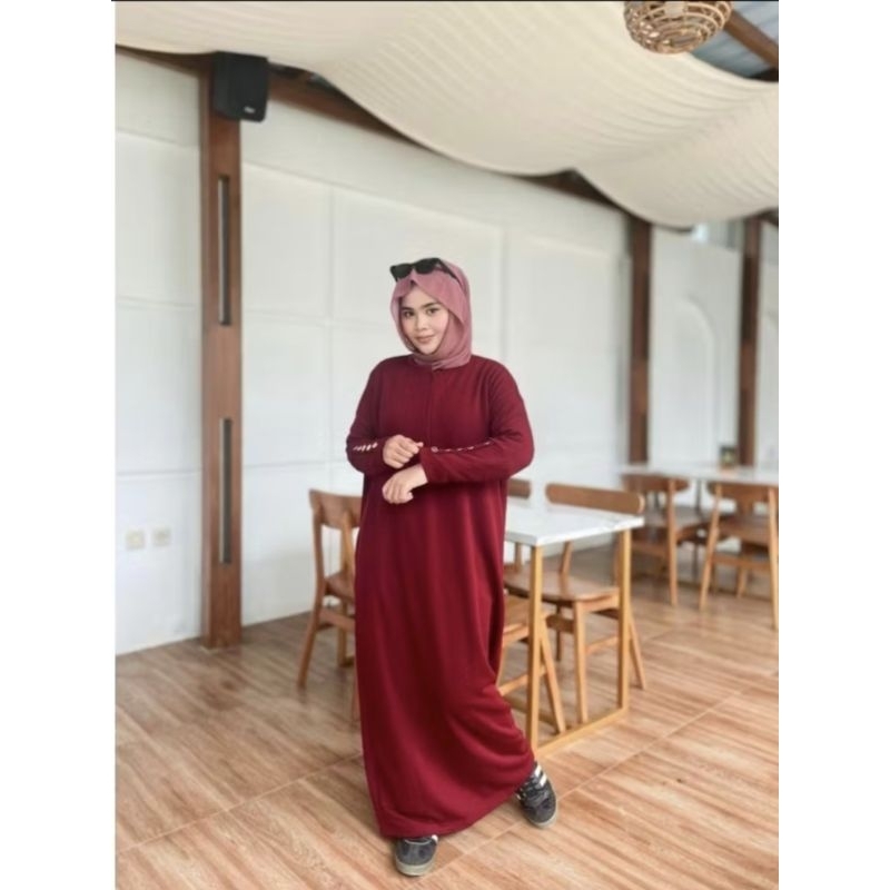 Gamis Umroh maroon preloved