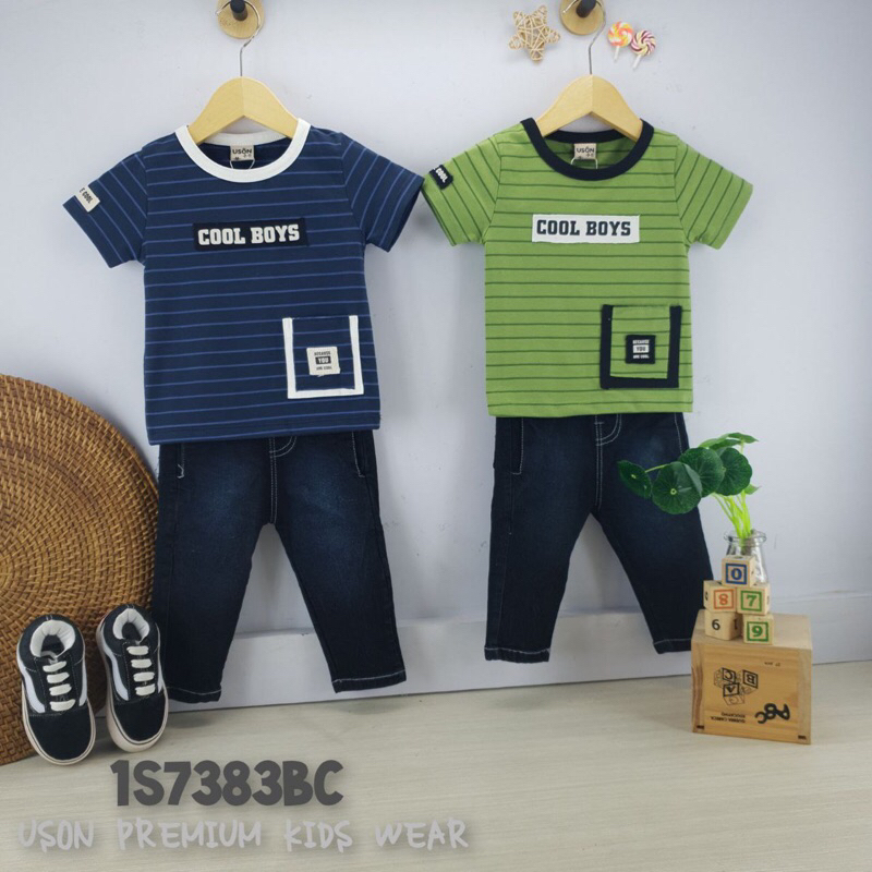 Uson Stj Pjg Salur 2 / Setelan Anak / setelan Baju dan Celana Anak / Setelan Anak Terbaru / Setalan 