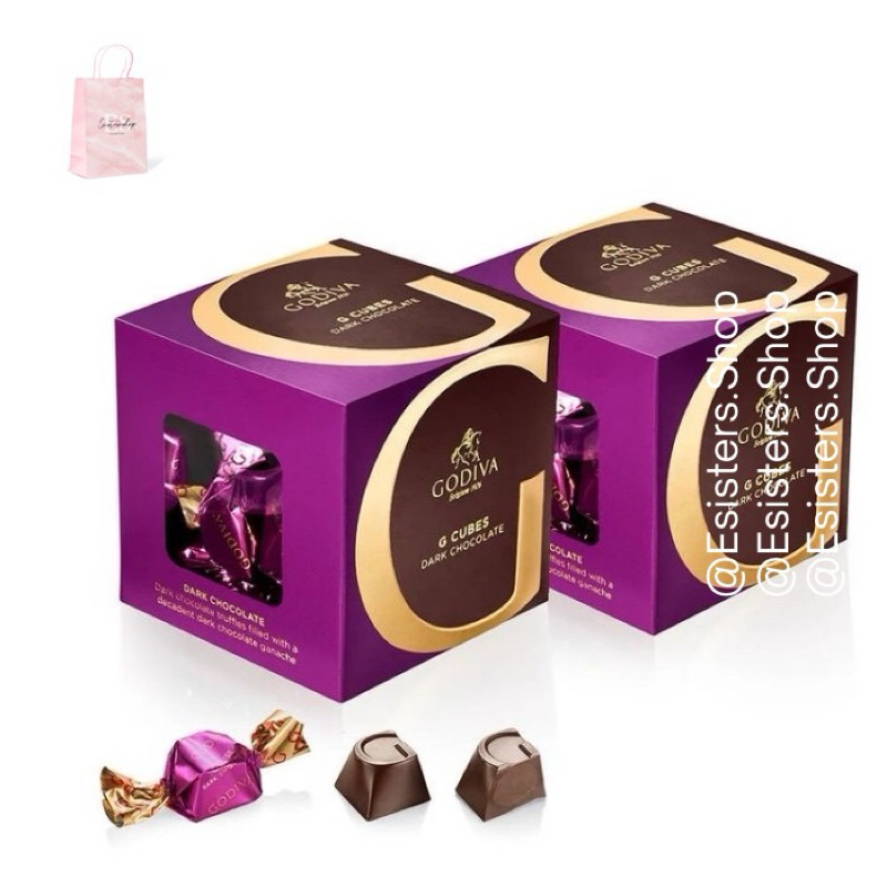 

GODIVA G-Cubes Dark Chocolate / Cokelat Coklat Godiva Cube Chocolate