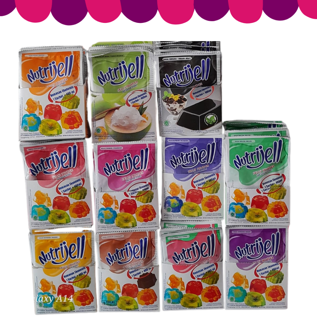 

Nutrijell Eco 10 gr Aneka Rasa