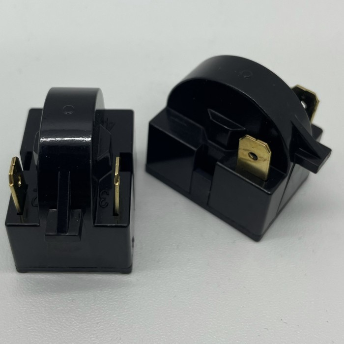 Relay Ptc 2 Pin Kanan Kiri + Overload Kulkas Lg 2 Pintu