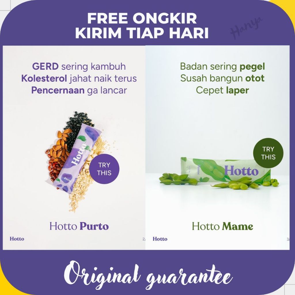 

[PROMO] HOTTO PURTO/MAME Oat Antioksidan ECER 9 sachet BPOM ASLI
