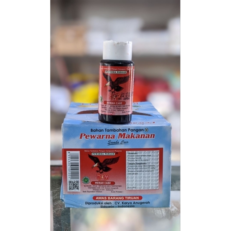

pewarna makanan merah cabe 30ml