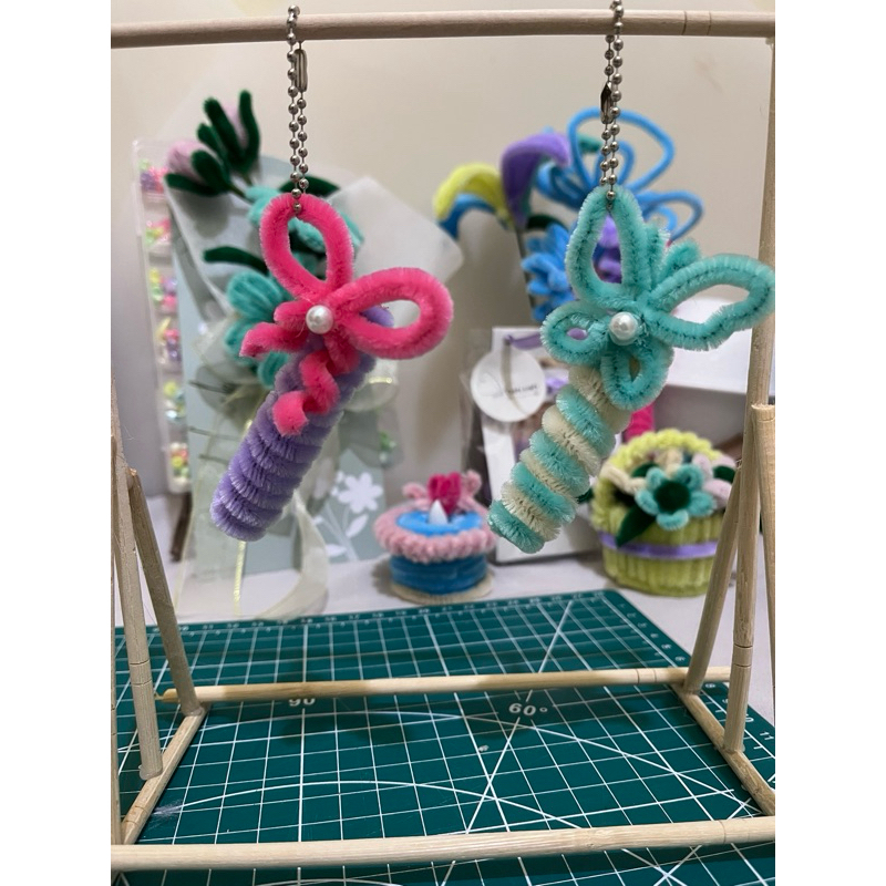 

angpau lebaran + ganci kawat bulu / pipe cleaner