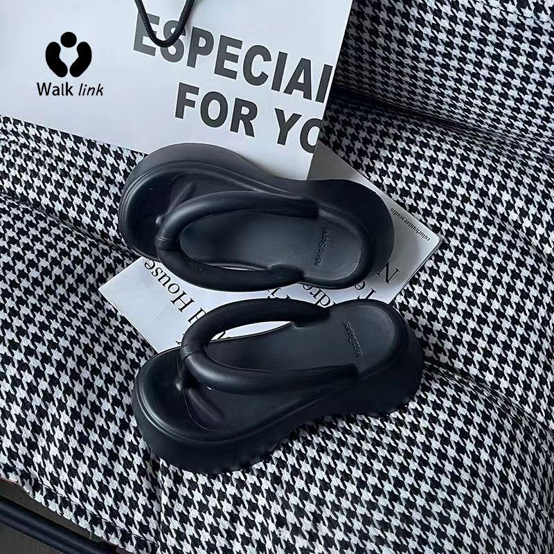 Sepatu wanita terbaru wedges korea Sandal Jepit Wanita charm  sandal santai
