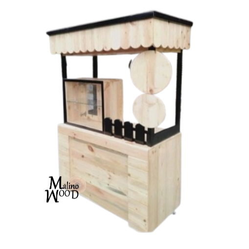 PB-08 Booth portable rombong knockdown bongkar pasang event desk meja jualan promosi stand lipat