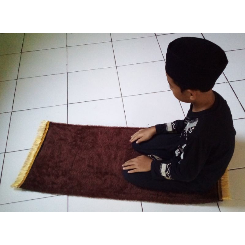 Sejadah Polos Anak Laki Laki Prempuan Sejadah Turki Rumbai Sajadah Bulu Tebal