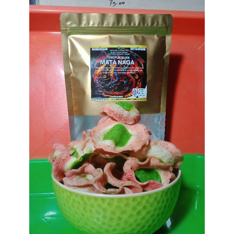 

Kripik Kesehatan Camilan Kesehatan Mata Naga Ekstrak Buah Herbal Rempah 65 Gram