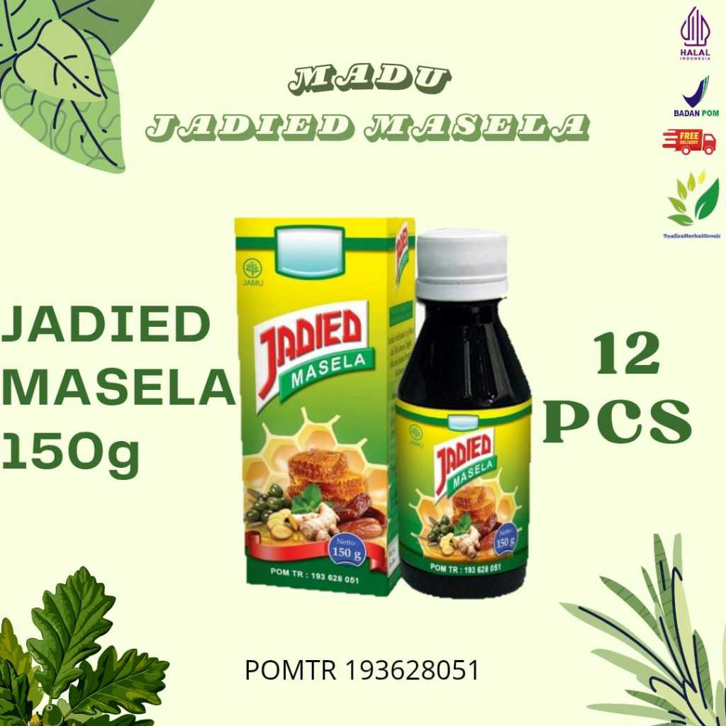 

Jadied Masela Madu lambung untuk atasi maag 150g ( 12 botol)