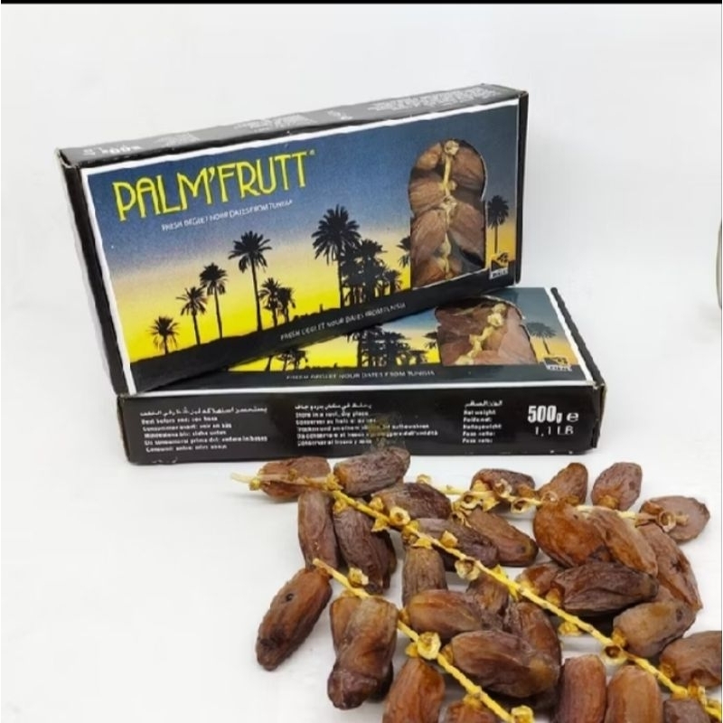 

PALM FRUIT Kurma Tunisia Tangkai 500 Gr