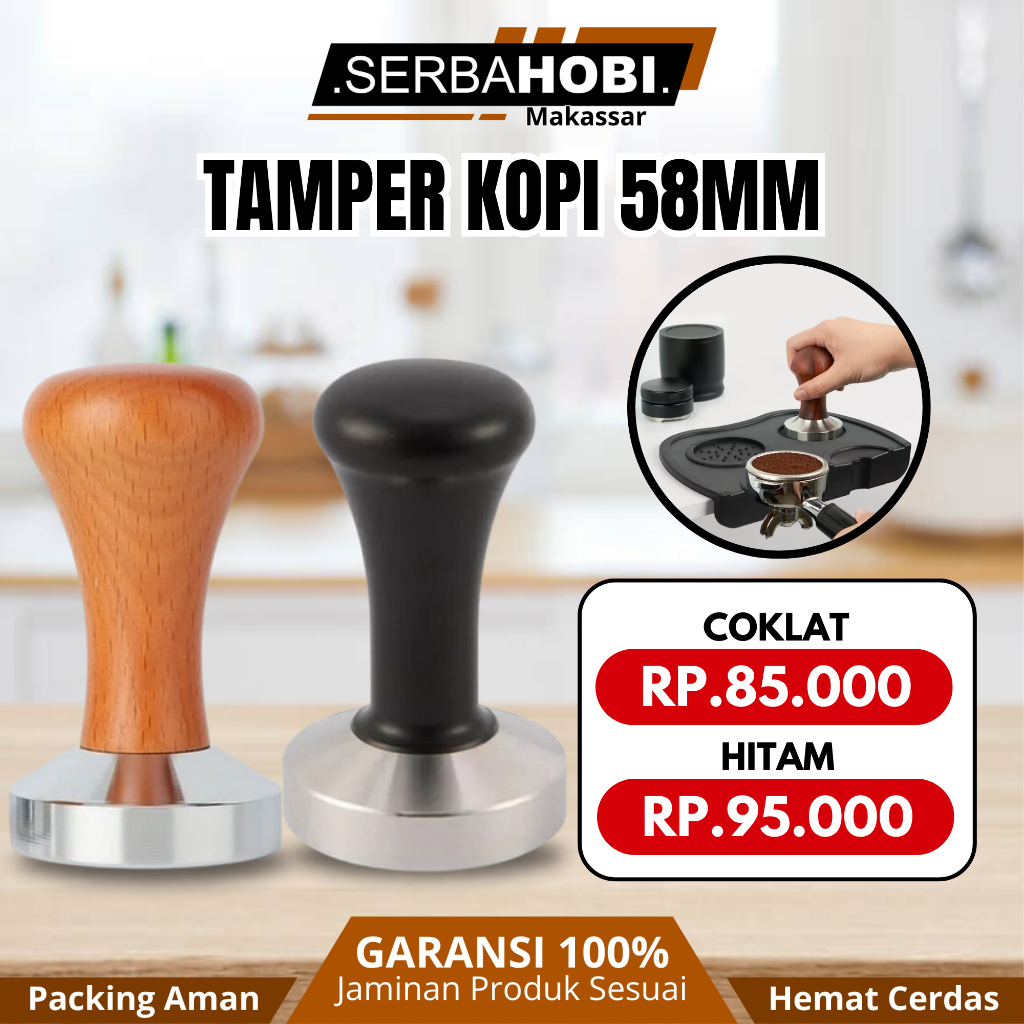 Tamper / Tamper Kopi Untuk  / Tamper Ukuran 58mm