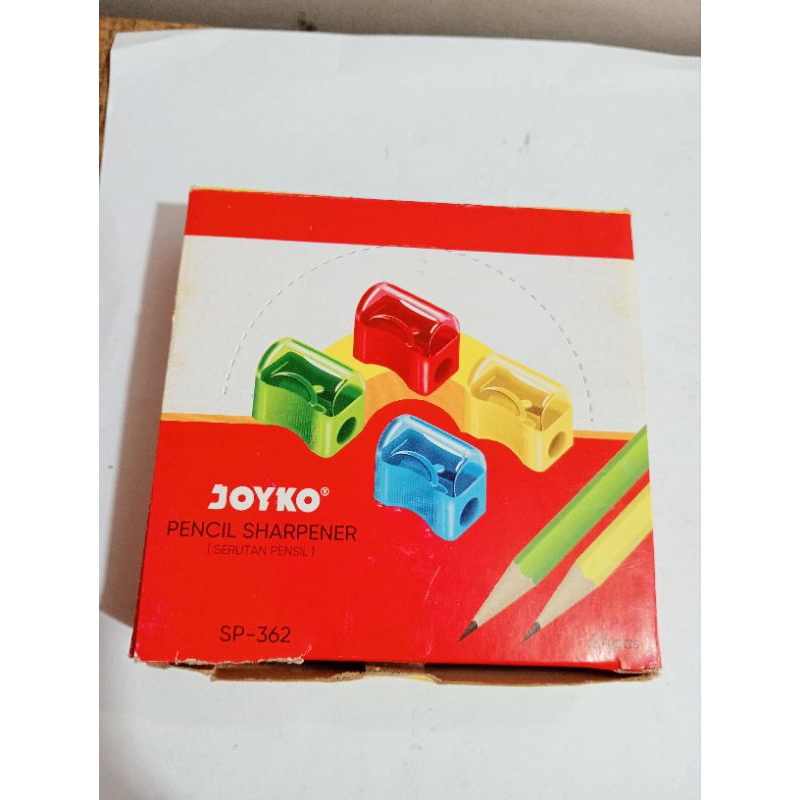 

1 Kotak isi 2 Lusin 24 pics Peruncing serutan pensil Joyco