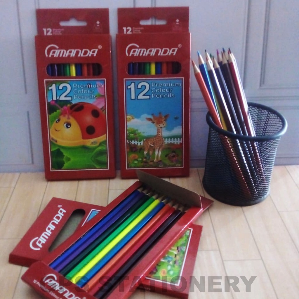 

Pensil warna Amanda 12 Warna Panjang Murah ACP-127 (Set)
