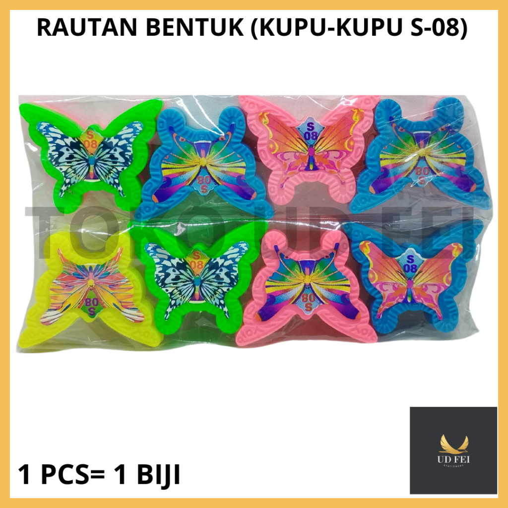

(1 PCS=1 BIJI S-08 KUPU-KUPU) RAUTAN BENTUK/ OROTAN KUPU-KUPU/ OROTAN BENTUK KUPU-KUPU/ RAUTAN PENSIL / OROTAN PENSIL