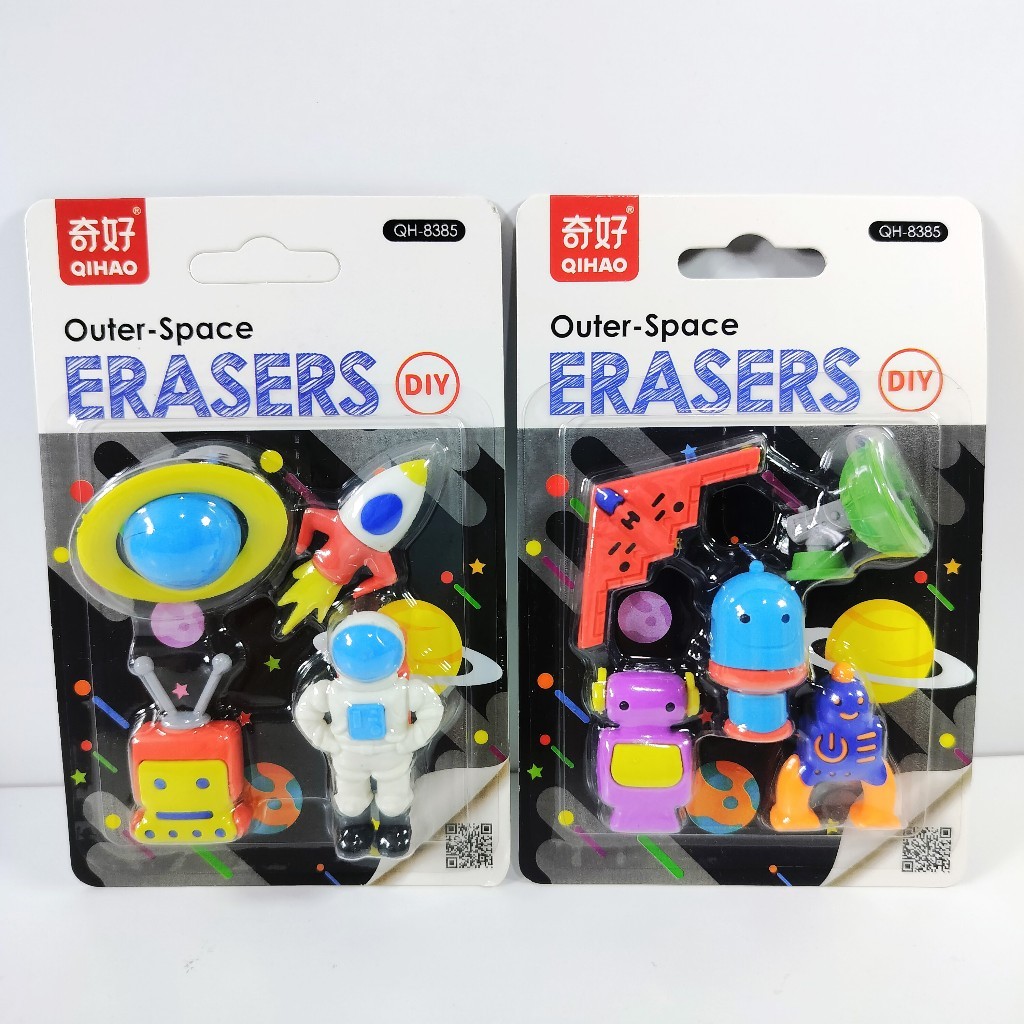 

QIHAO PENGHAPUS KARET LUCU / ERASER FANCY QH 8385 OUTER SPACE