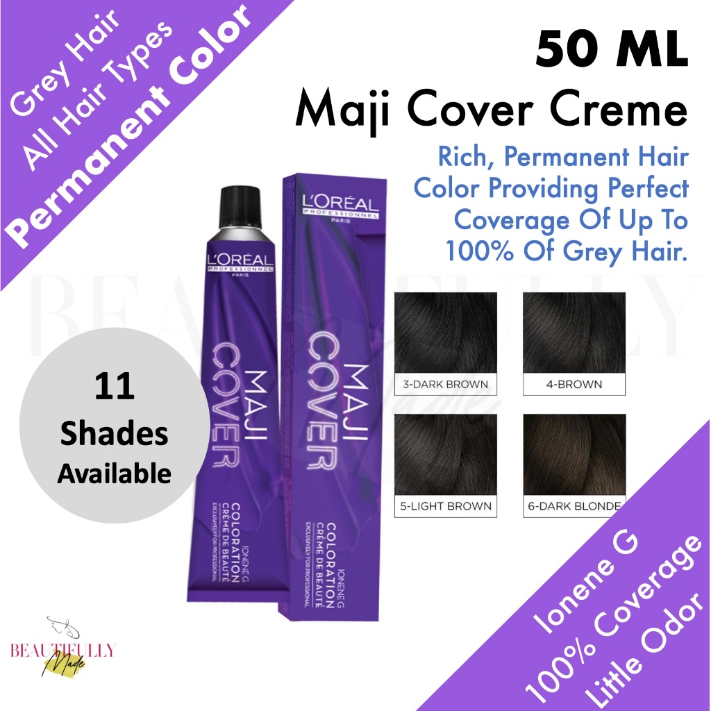 Cat Rambut Loreal Maji Cover Maji Fashion khusus tutup uban