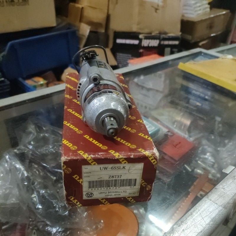 URYU UW-6SSLK 3/8" (9,5mm) Mesin impact Angin URYU SEISAKU LTD JAPAN