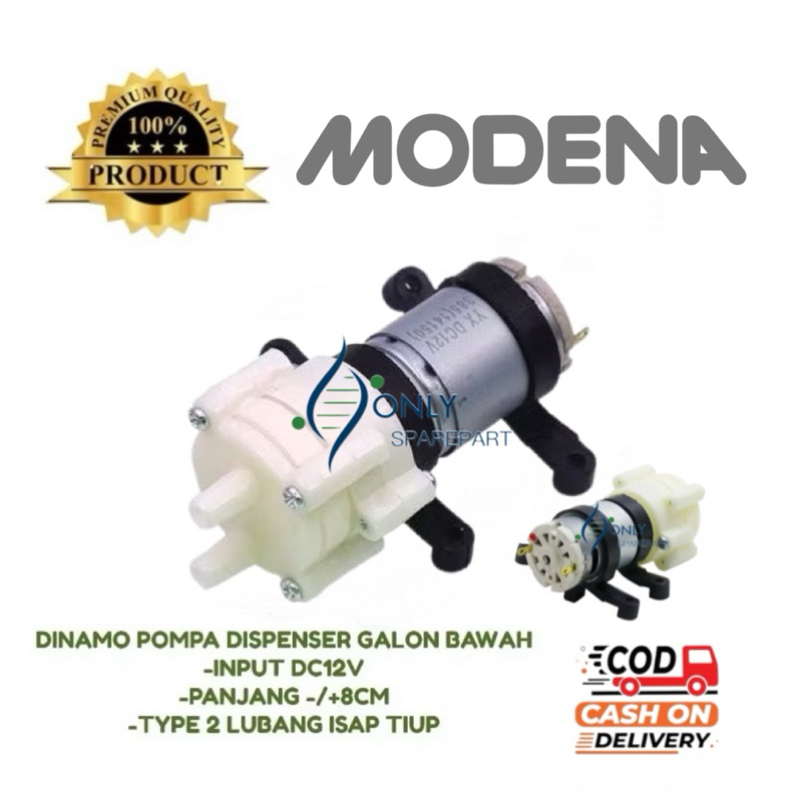 DINAMO POMPA DISPENSER MODENA GALON BAWAH | POMPA DISPENSER AIR MODENA