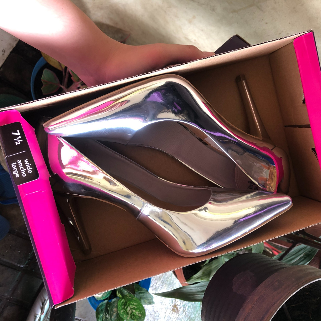 BNIB - High Heels Fioni Silver Size 7 1/2 Heels 9cm