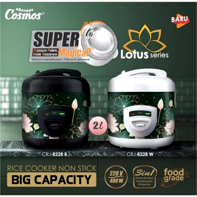 Magic com Cosmos CRJ-8228 2Liter/Rice cooker Cosmos CRJ-8228