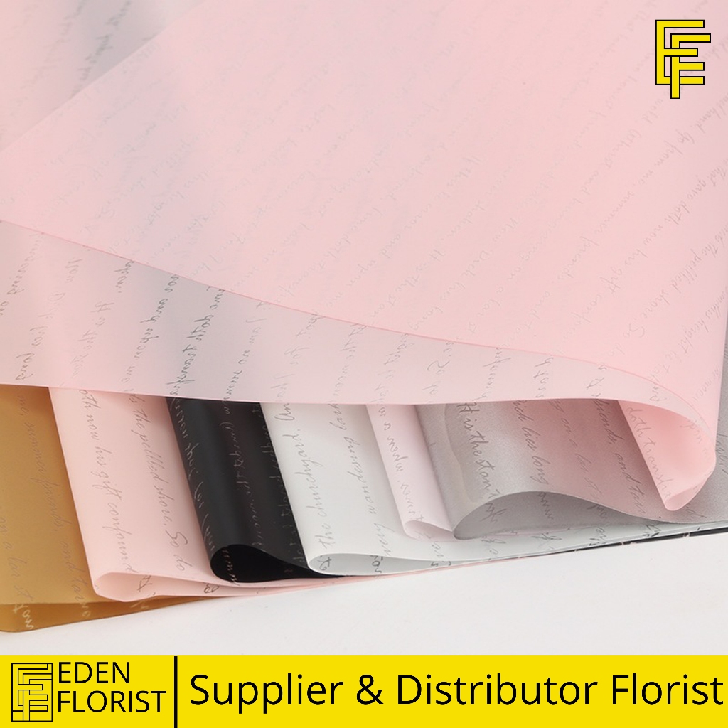 

20 LEMBAR Kertas Flower Wrapping Cellophane Kertas Buket Bunga Bouquet COD KB6076