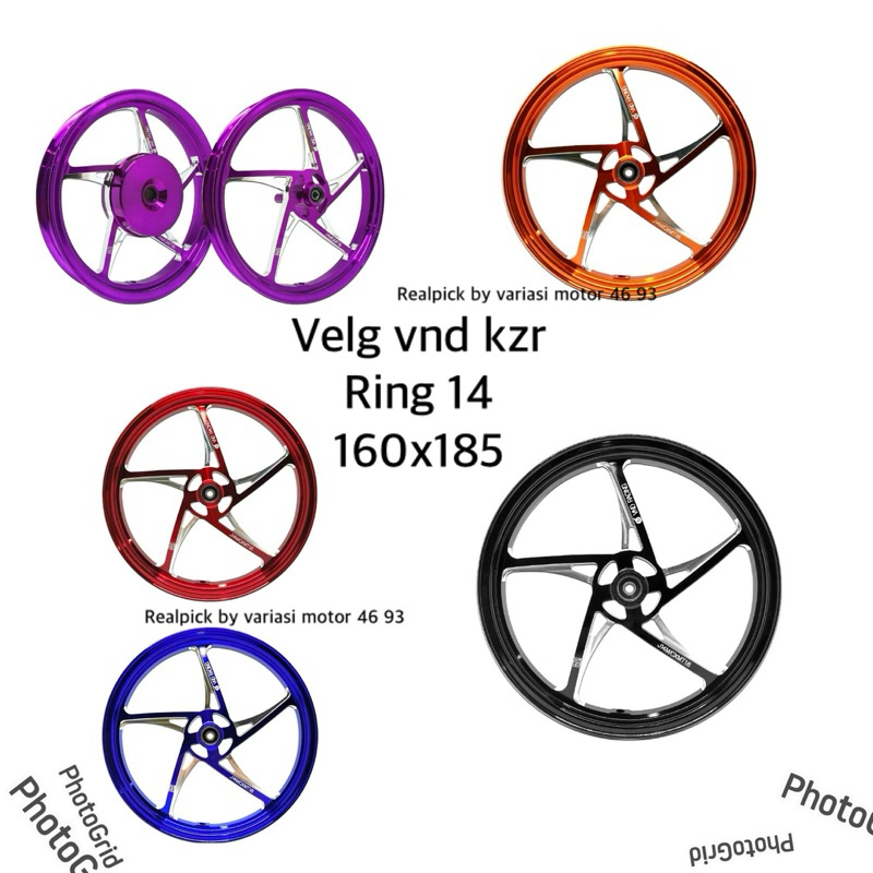 Velg vnd kzr ring 14 vario 150 / vario 125 / new vario 150 / new vario 125