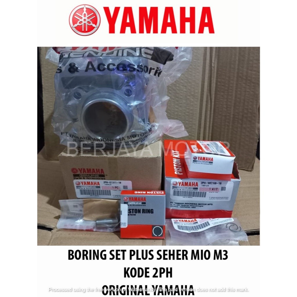 BORING SET MIO M3 BLOCK SEHER PLUS SEHER ORIGINAL YAMAHA KODE 2PH