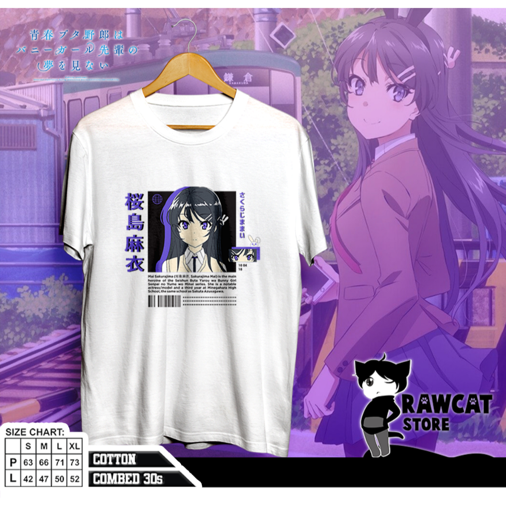 Kaos Distro Mai Sakurajima