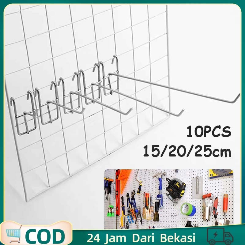 10 Cm/15 Cm/20cm Single Ram Chrome Besi / Single Ram Putih Kawat Ram Aksesoris / Cantolan Ram Besi K