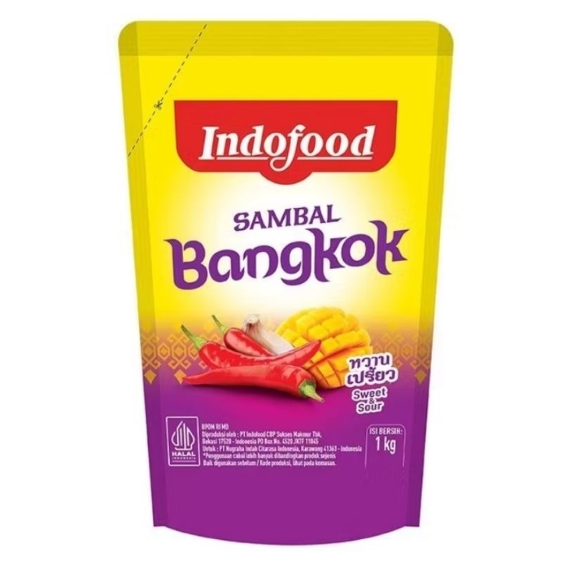 

INDOFOOD SAMBAL BANGKOK 135ML 335ML DAN 1KG REFIL