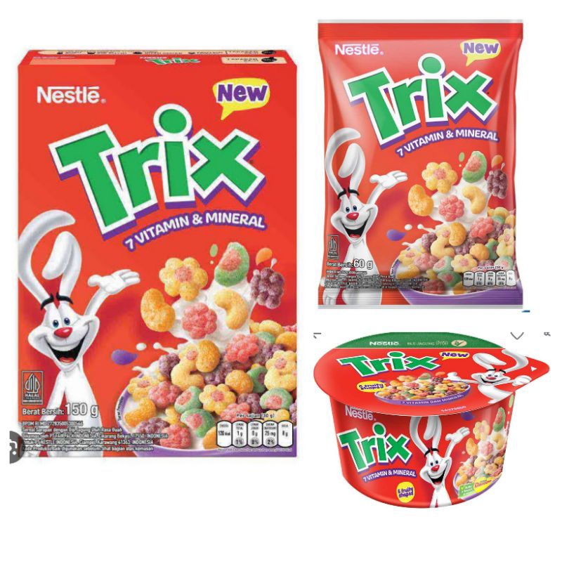 

Nestle Trix Sereal Rasa Buah Box Pouch cup